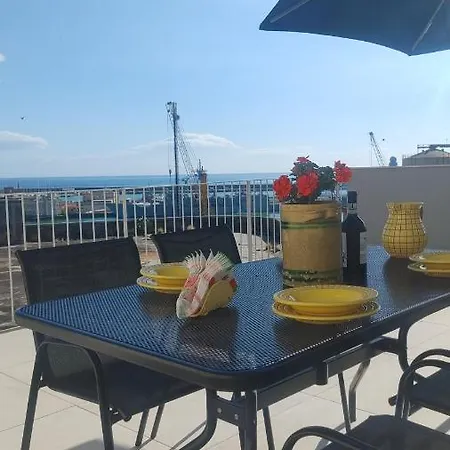 Apartament Attico Sul Porto Di E Vista Vulcano *